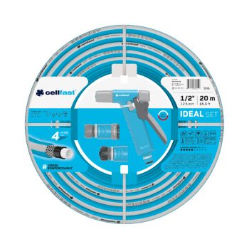 CELLFAST Locsolótömlő 4 rétegű IDEAL SET 1/2"