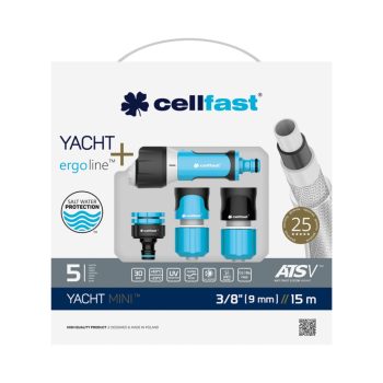 CELLFAST Locsolótömlő YACHT MINI SET 1/2" 20 m