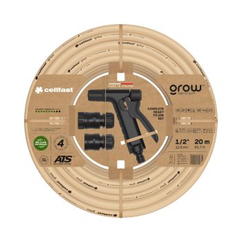 CELLFAST Locsolótömlő 4 rétegű GROW SET 1/2" 20 m