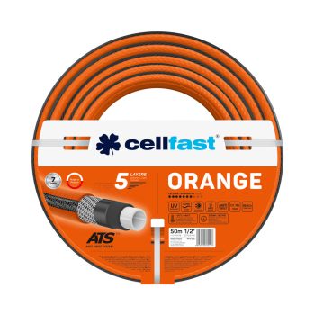 CELLFAST Locsolótömlő 5 rétegű ORANGE 1/2" 50 m