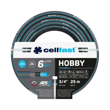 CELLFAST Locsolótömlő 6 rétegű HOBBY 3/4" 25 m