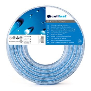   CELLFAST Technikai tömlő megerősített PVC, többcélú 6,0 x 2,5 mm 50 m