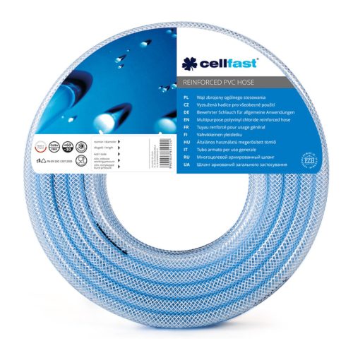 CELLFAST Technikai tömlő megerősített PVC, többcélú 25,0 x 4,5 mm 50 m