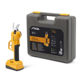   STIGA akkumulátoros metszőolló SC 100e Kit ( akkumulátor és töltő tartozék )