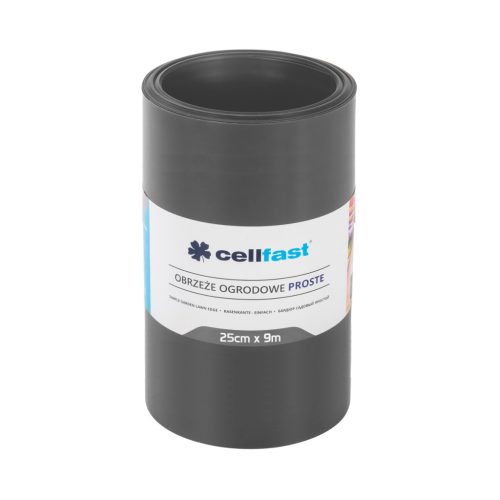 CELLFAST Ágyasszegély egyenes 25 cm x 9 m grafit