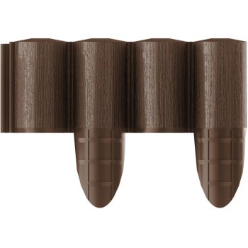   CELLFAST Ágyásszegély fautánzatú barna 4 tagos 2,4 m ECO