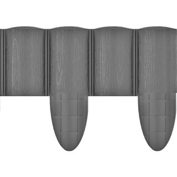   CELLFAST Ágyásszegély fautánzatú grafit 4 tagos 2,3 m ECO